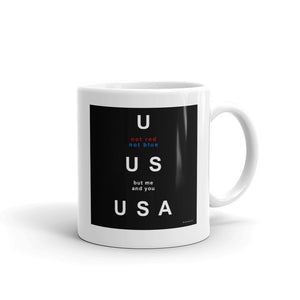 U  US  USA,   mug