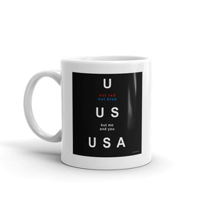 U  US  USA,   mug