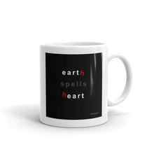 Load image into Gallery viewer, earth spells heart,     mug